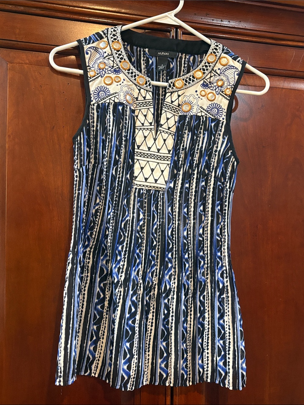 Alfani Women’s Semi-Sheer Tank